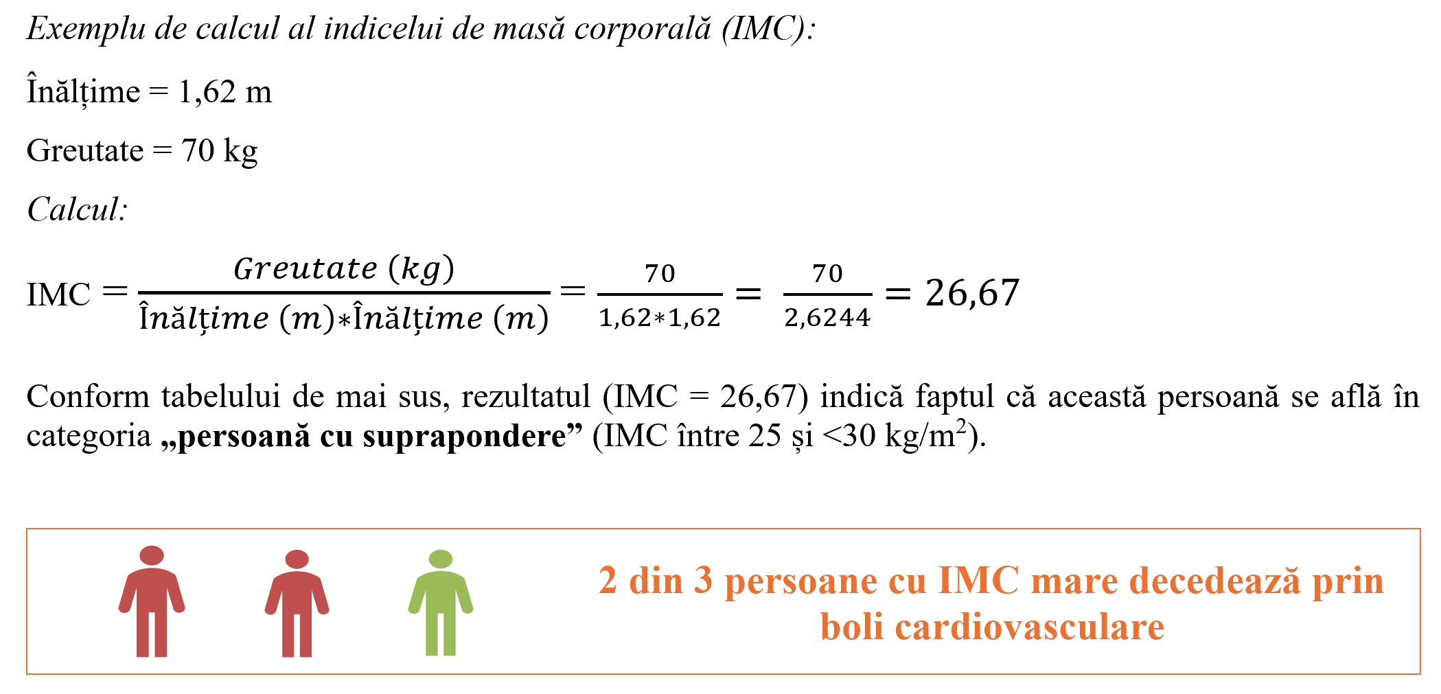 Exemplu calcul
